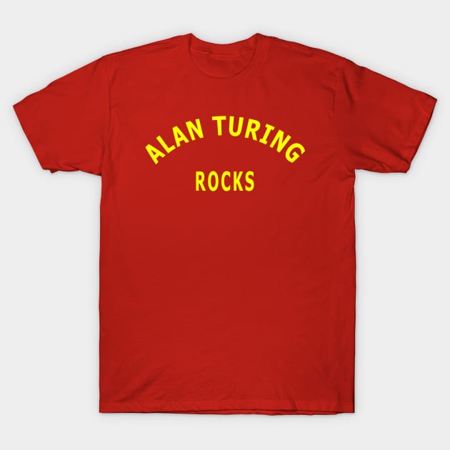 Alan Turing Rocks T-Shirt by Lyvershop